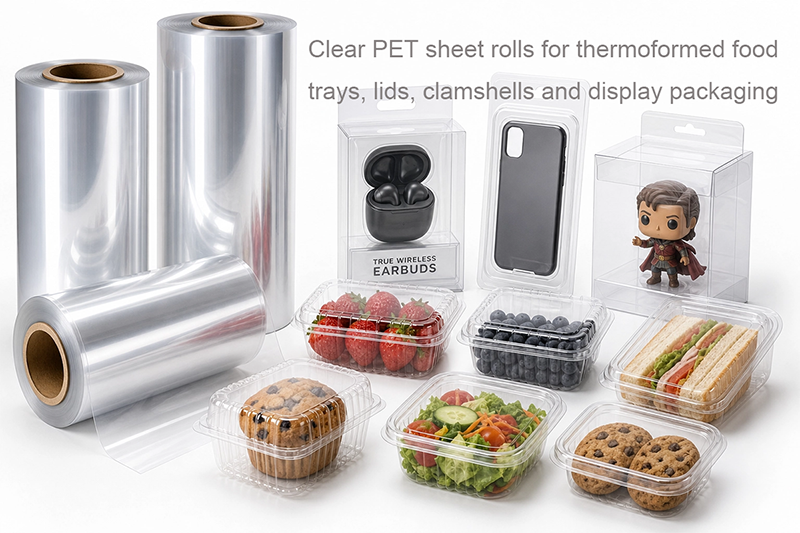 Transparent Rigid PET Sheet application product